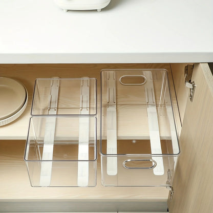 2pcs Self Adhesive Slide Rails, Storage Box Rails, Upgrade Your Drawers With Telescopic Rail Accessories - DIY Drawer Rails